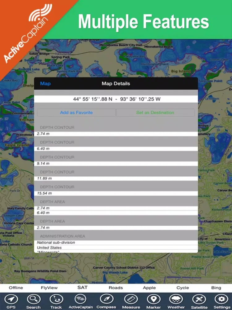 Zrzuty ekranu Strait of Bonifacio HD charts iPad 