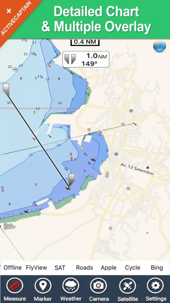 Скриншоты Cape Verde Islands charts GPS map Navigator