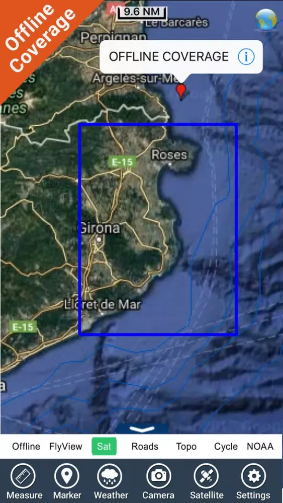 Costa Brava GPS outdoor Charts Screenshots