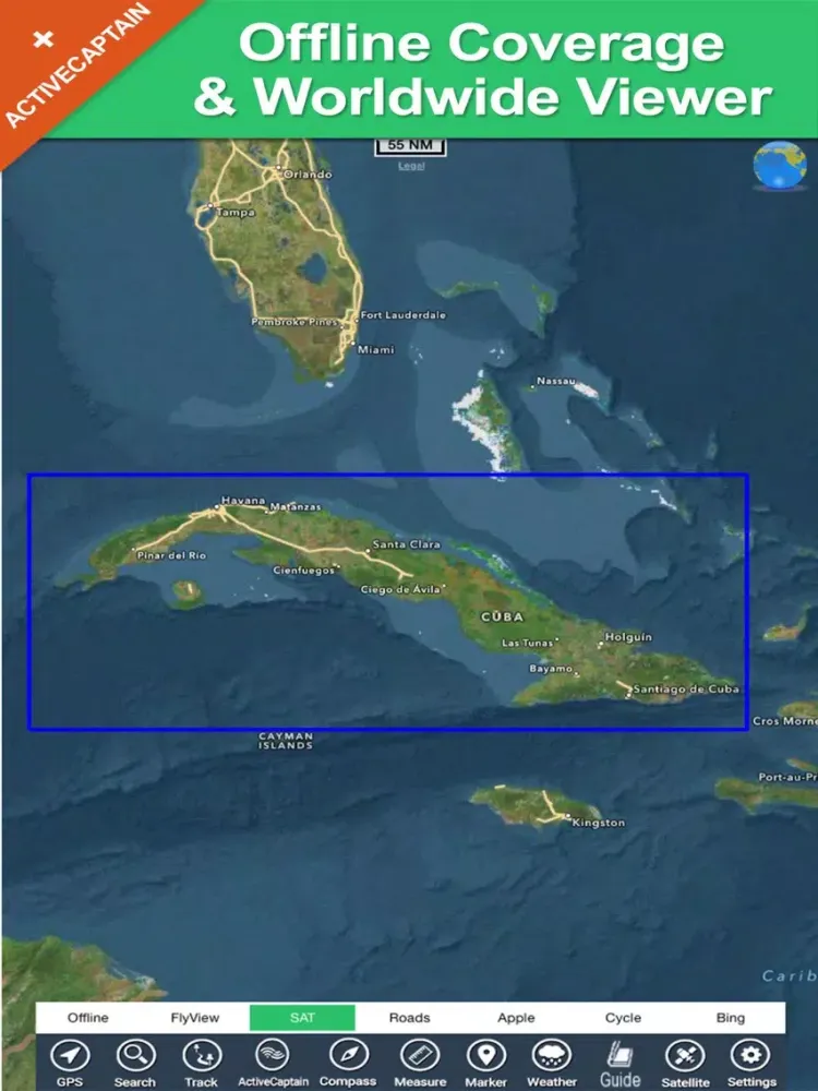 Ảnh chụp màn hình của Cuba HD - GPS Map Navigator iPad 
