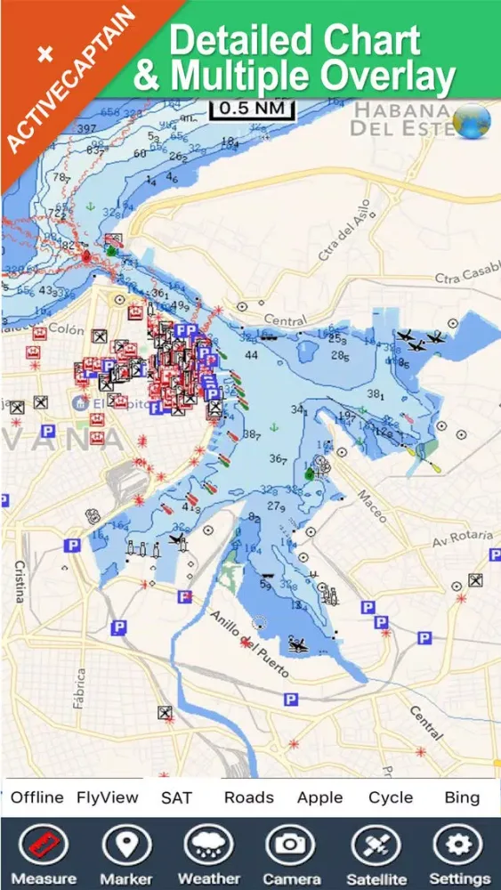 Ảnh chụp màn hình của Cuba HD - GPS Map Navigator