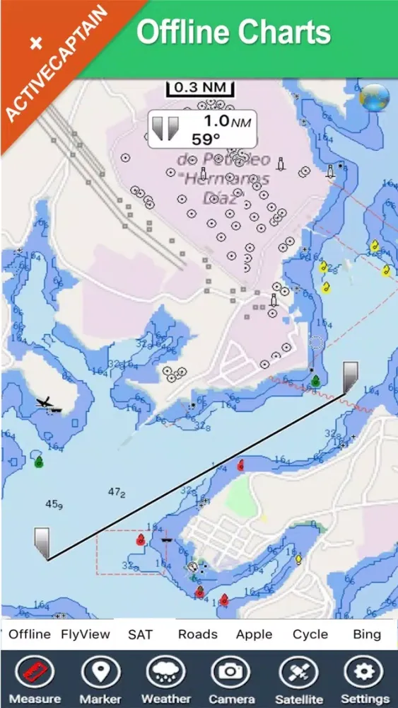 Ảnh chụp màn hình của Cuba HD - GPS Map Navigator