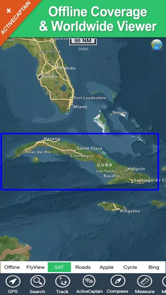 Ảnh chụp màn hình của Cuba HD - GPS Map Navigator