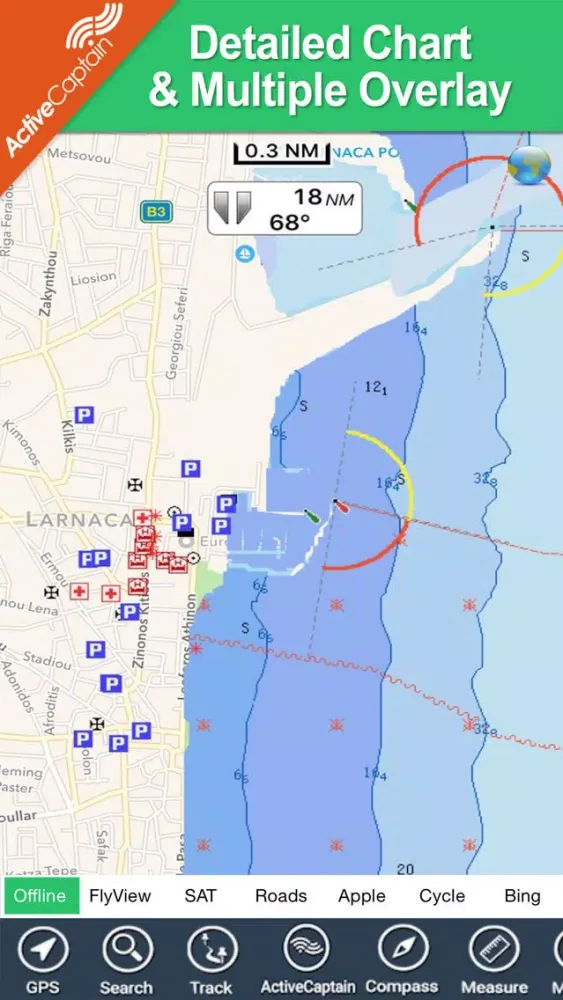 ภาพหน้าจอของ Cyprus HD - GPS Map Navigator