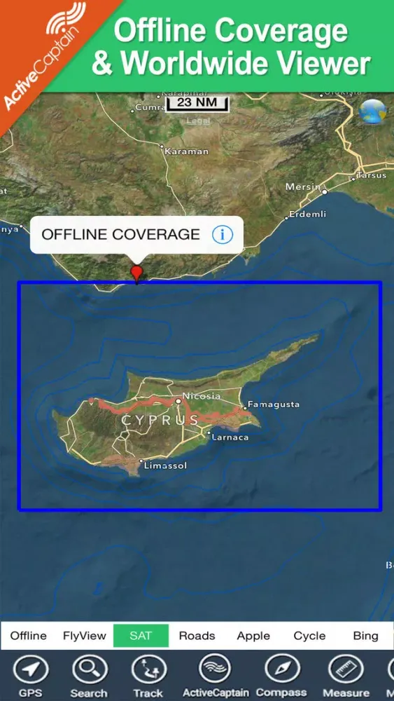 ภาพหน้าจอของ Cyprus HD - GPS Map Navigator