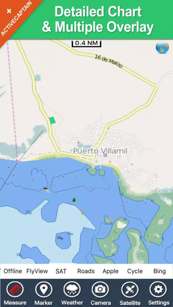 تصاویر Galapagos Islands GPS map offline chart Navigator