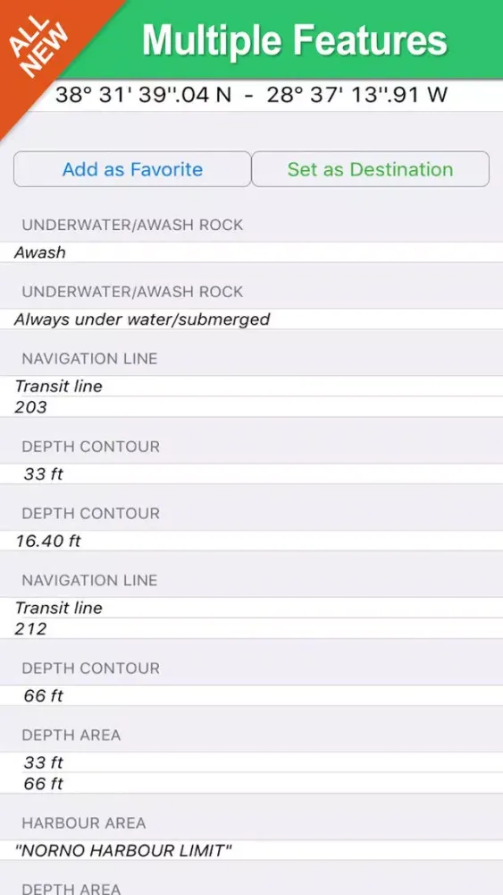 تصاویر Galapagos Islands GPS map offline chart Navigator