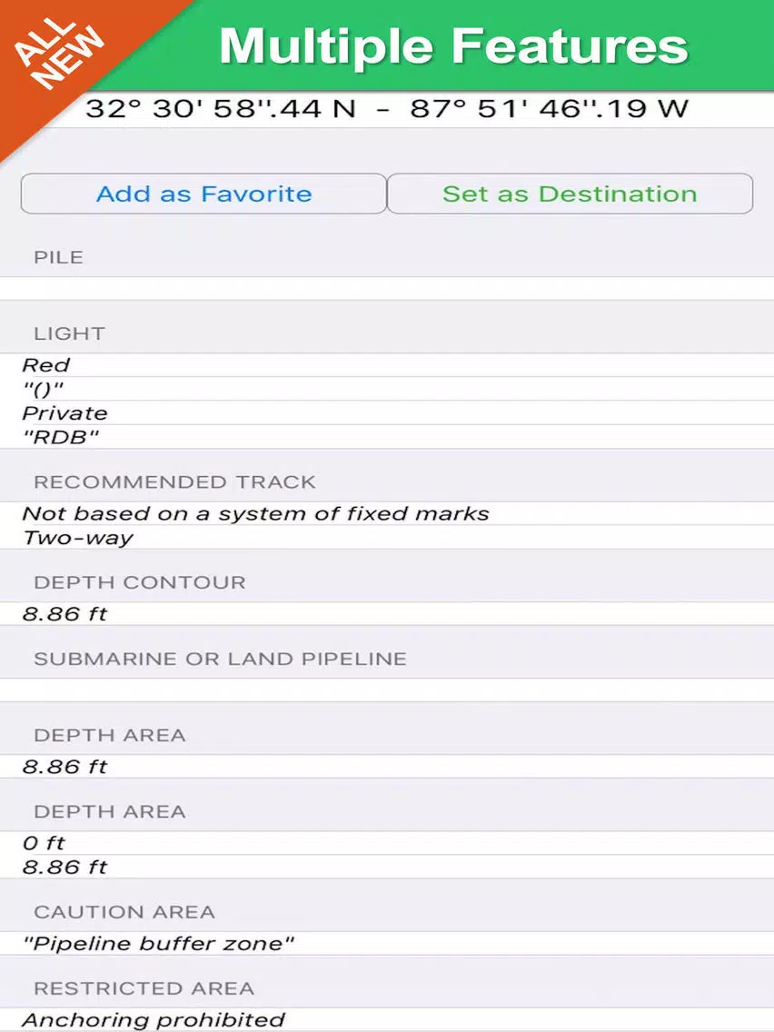 Grenadines & Grenada HD charts iPad  Screenshots