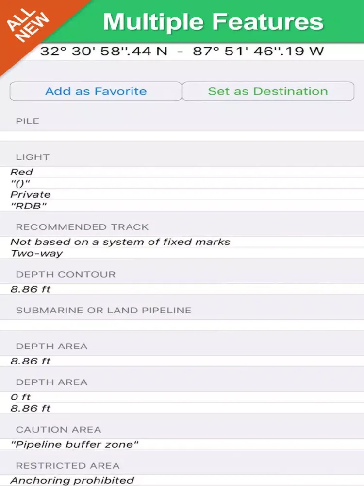 Capturas de tela do Grenadines & Grenada HD charts iPad 
