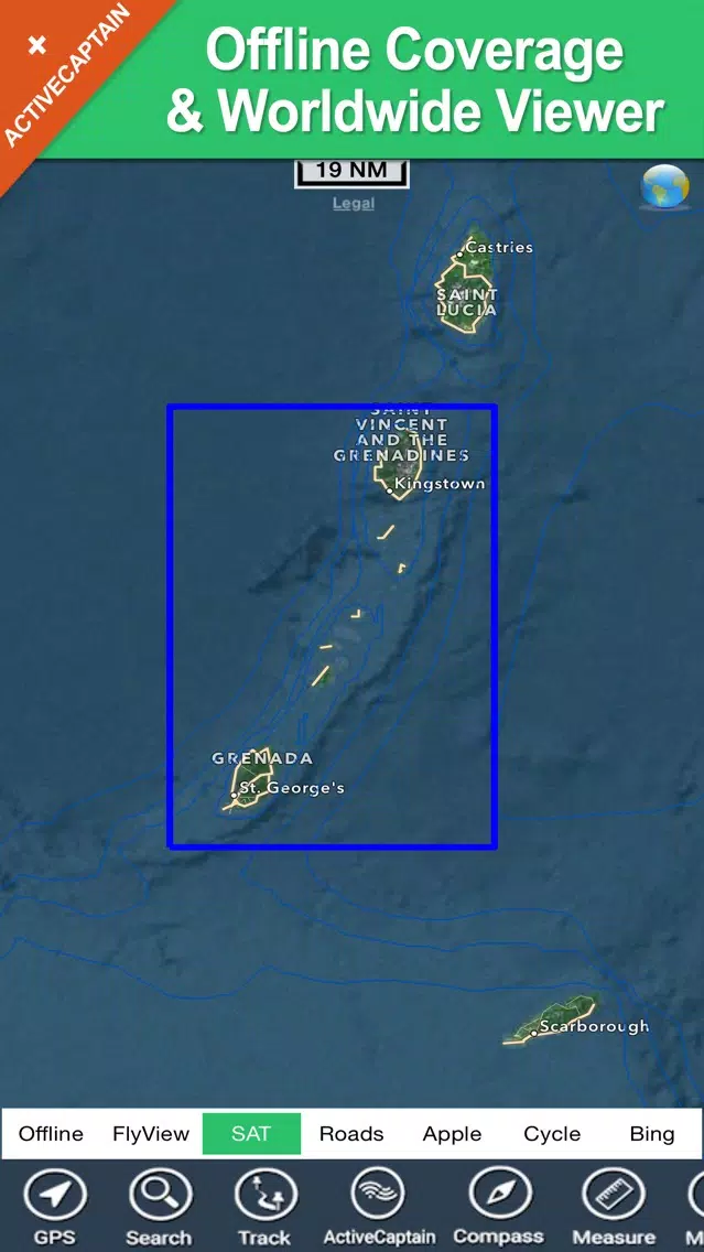 Grenadines & Grenada HD charts Screenshots