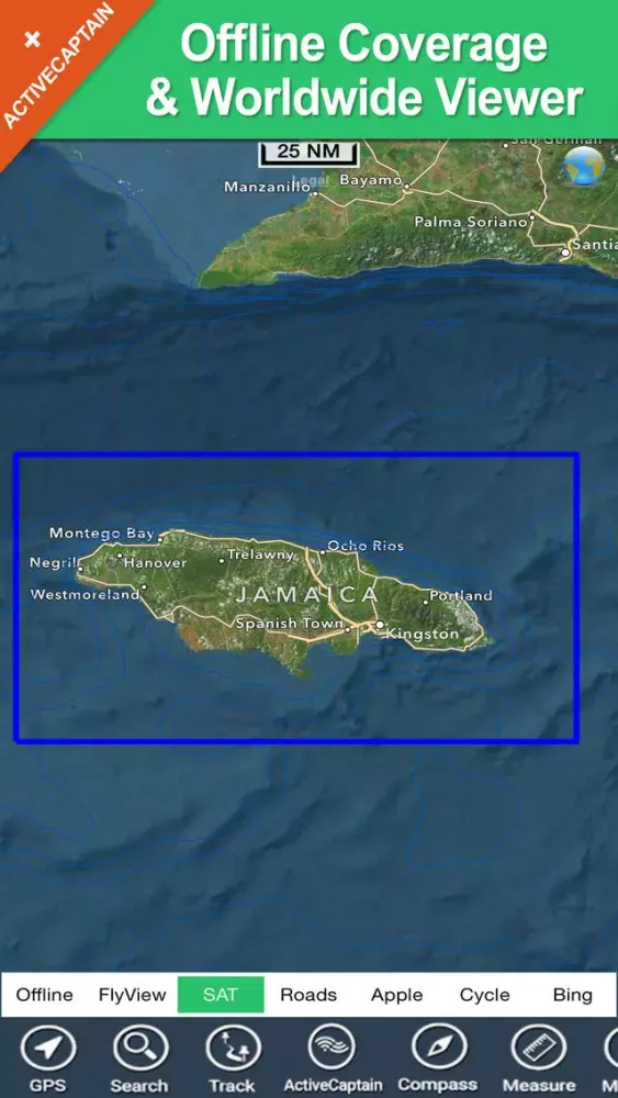 Jamaica - GPS Map Navigator سکرین شاٹس