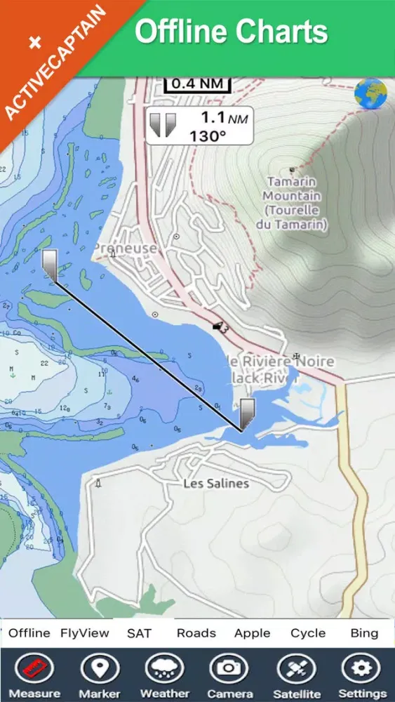 Mauritius - GPS charts offline maps Navigator Screenshots
