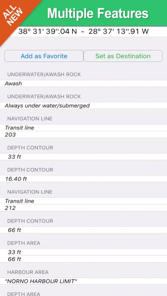 Mauritius - GPS charts offline maps Navigator Screenshots