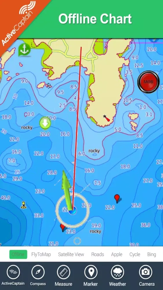 New Caledonia - GPS Map Navigator Screenshots