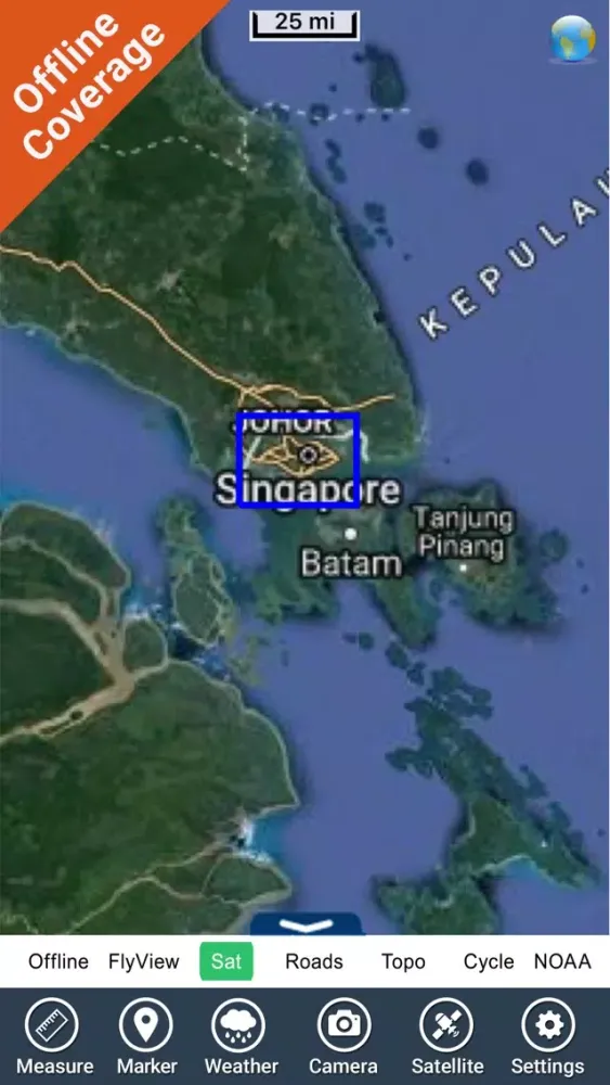 Captures d'écran de Singapore - GPS charts offline maps Navigator