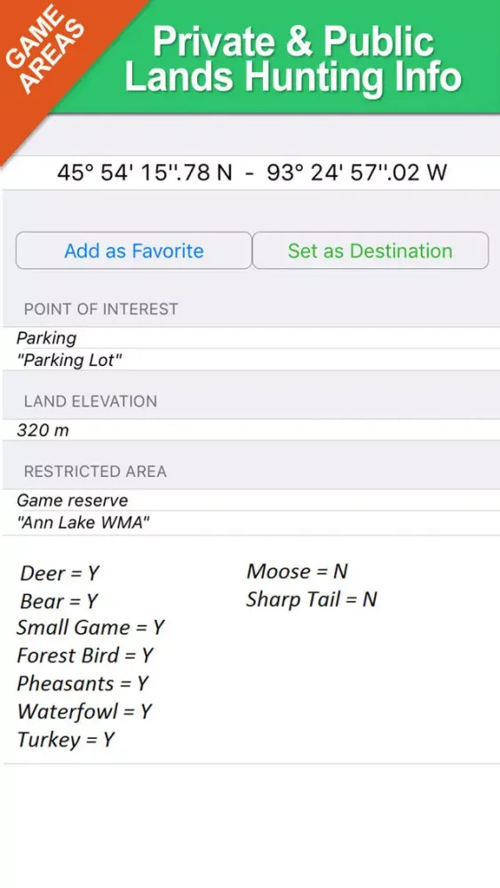 Captures d'écran de Hunting Maps - Pennsylvania