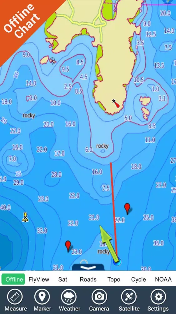 Adriatic Sea Nautical Charts 스크린샷