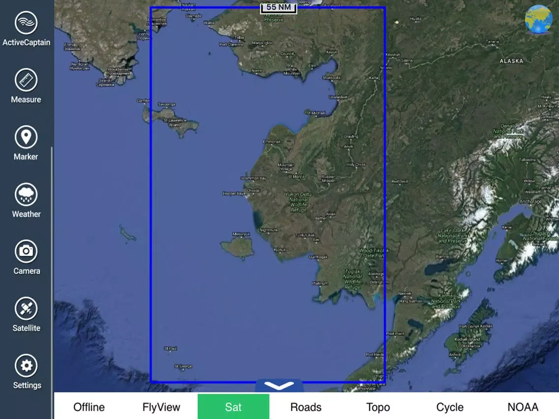 Alaska North West HD - GPS Map Navigator iPad  Screenshots