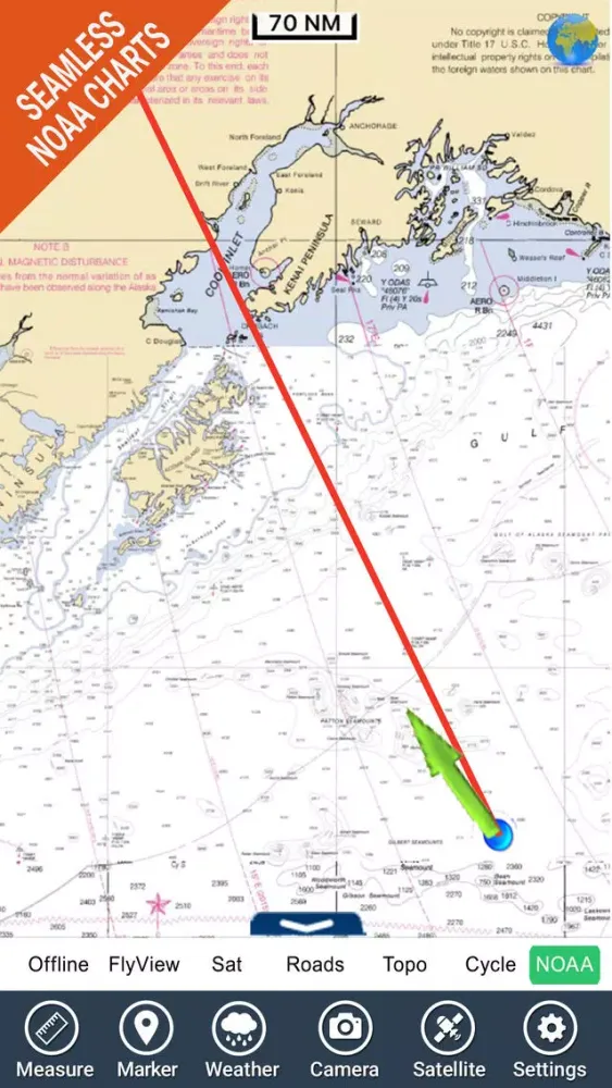 Boating Alaska South West GPS maps sailing charts Screenshots
