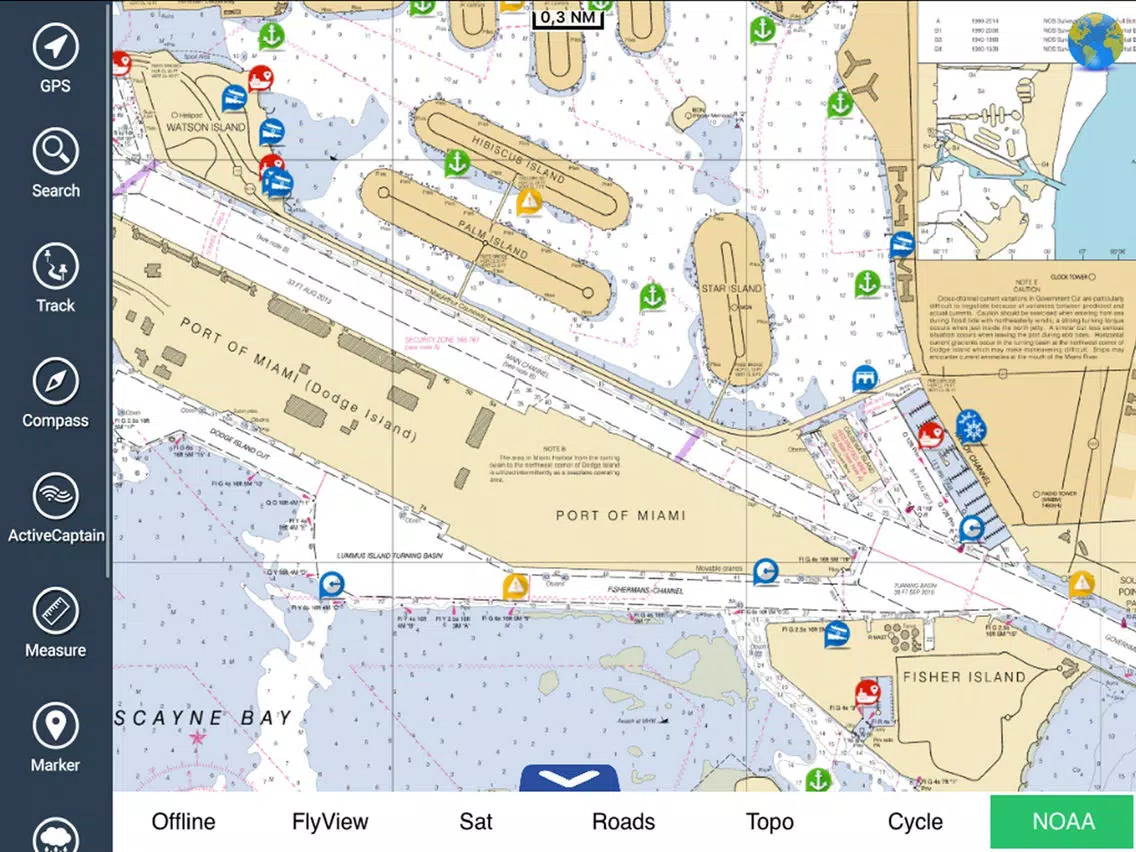 Boating USA HD Nautical Charts iPad  Screenshots