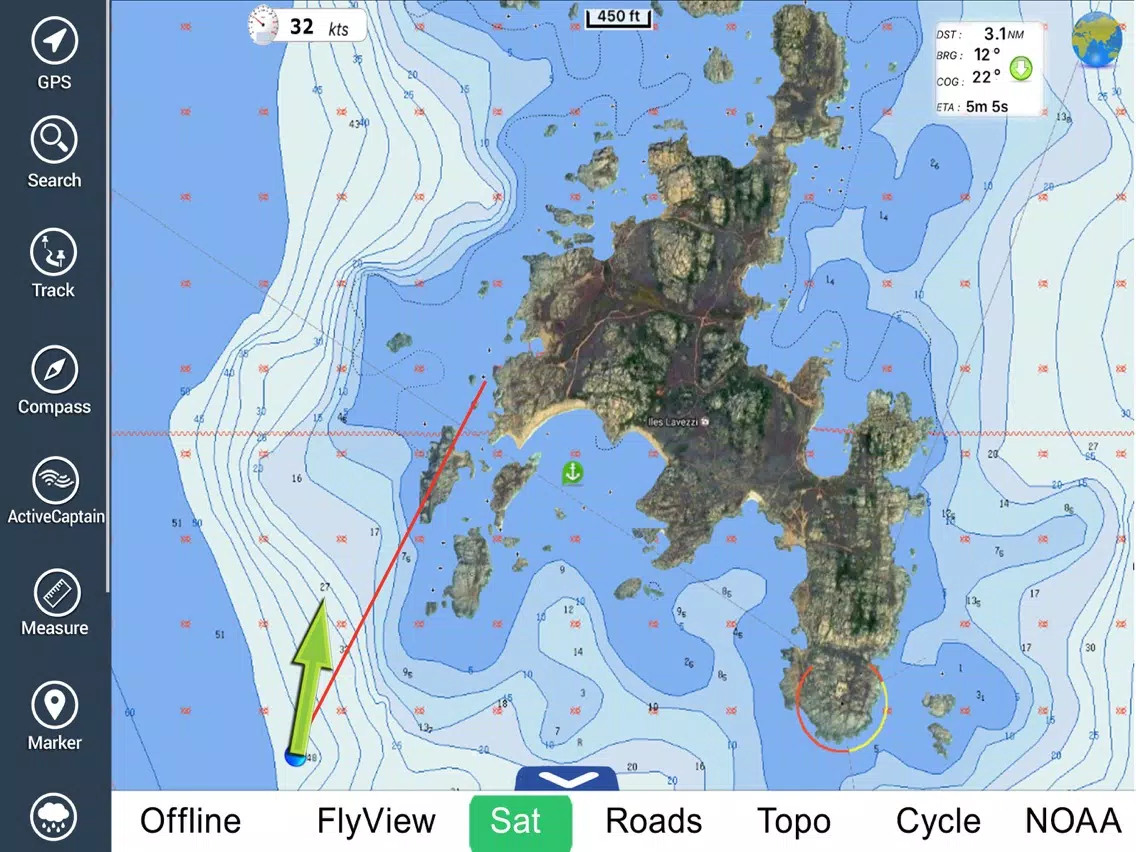 Boating USA HD Nautical Charts iPad  Screenshots
