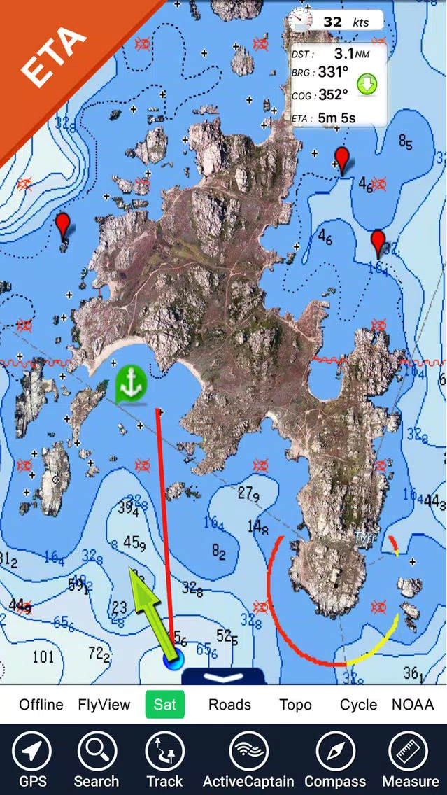 Boating USA HD Nautical Charts Screenshots