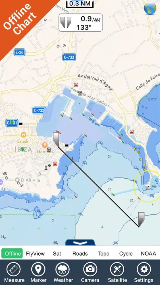 Baleares GPS Map Navigator স্ক্রিনশট