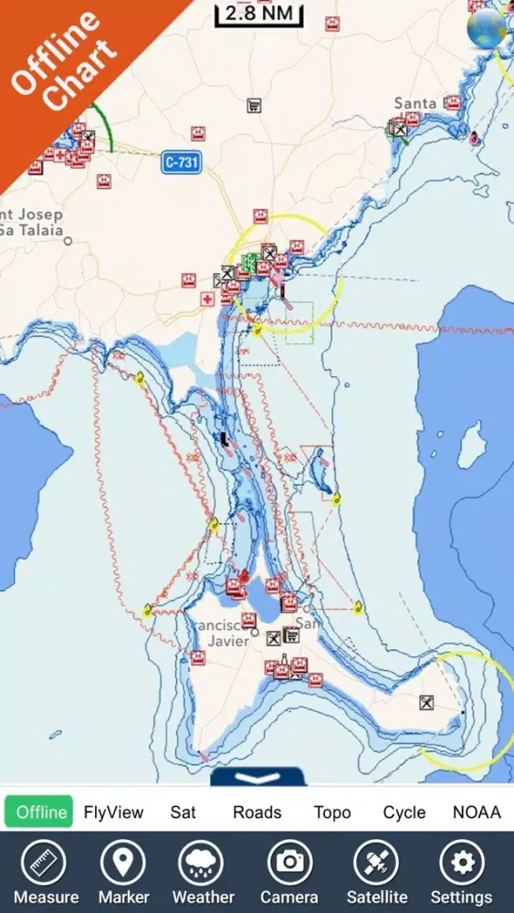 Baleares GPS Map Navigator স্ক্রিনশট