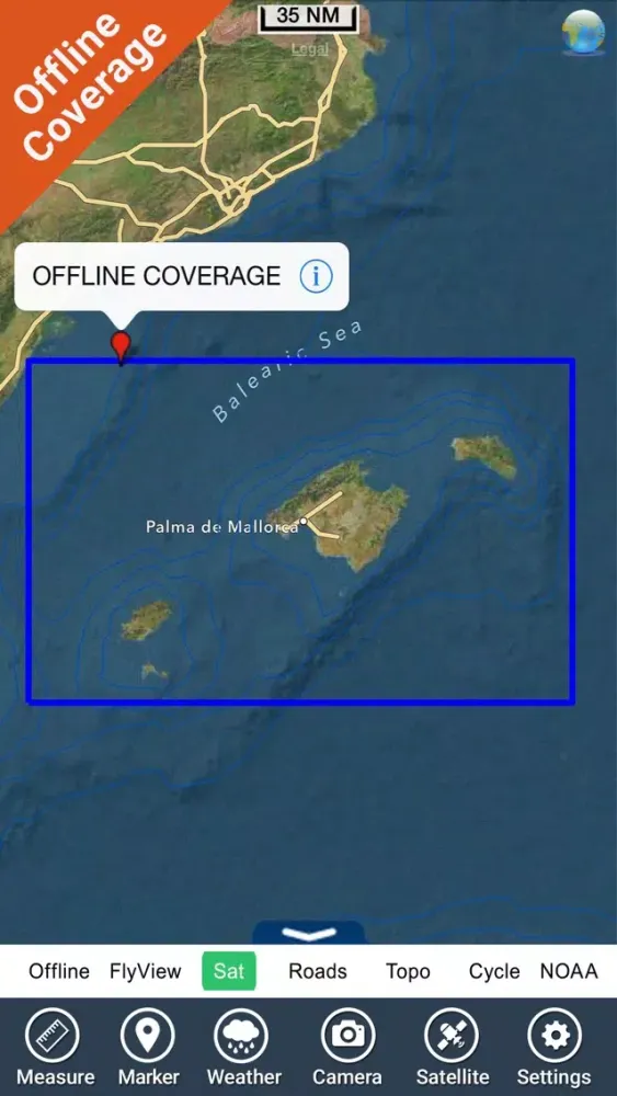Baleares GPS Map Navigator স্ক্রিনশট