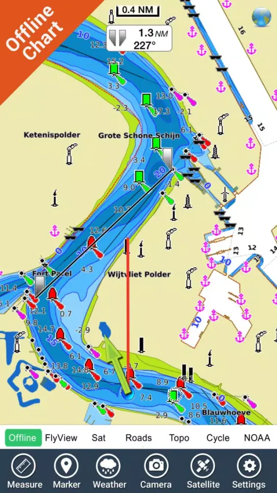 Marine : Belgium HD - GPS Map Navigator Screenshots