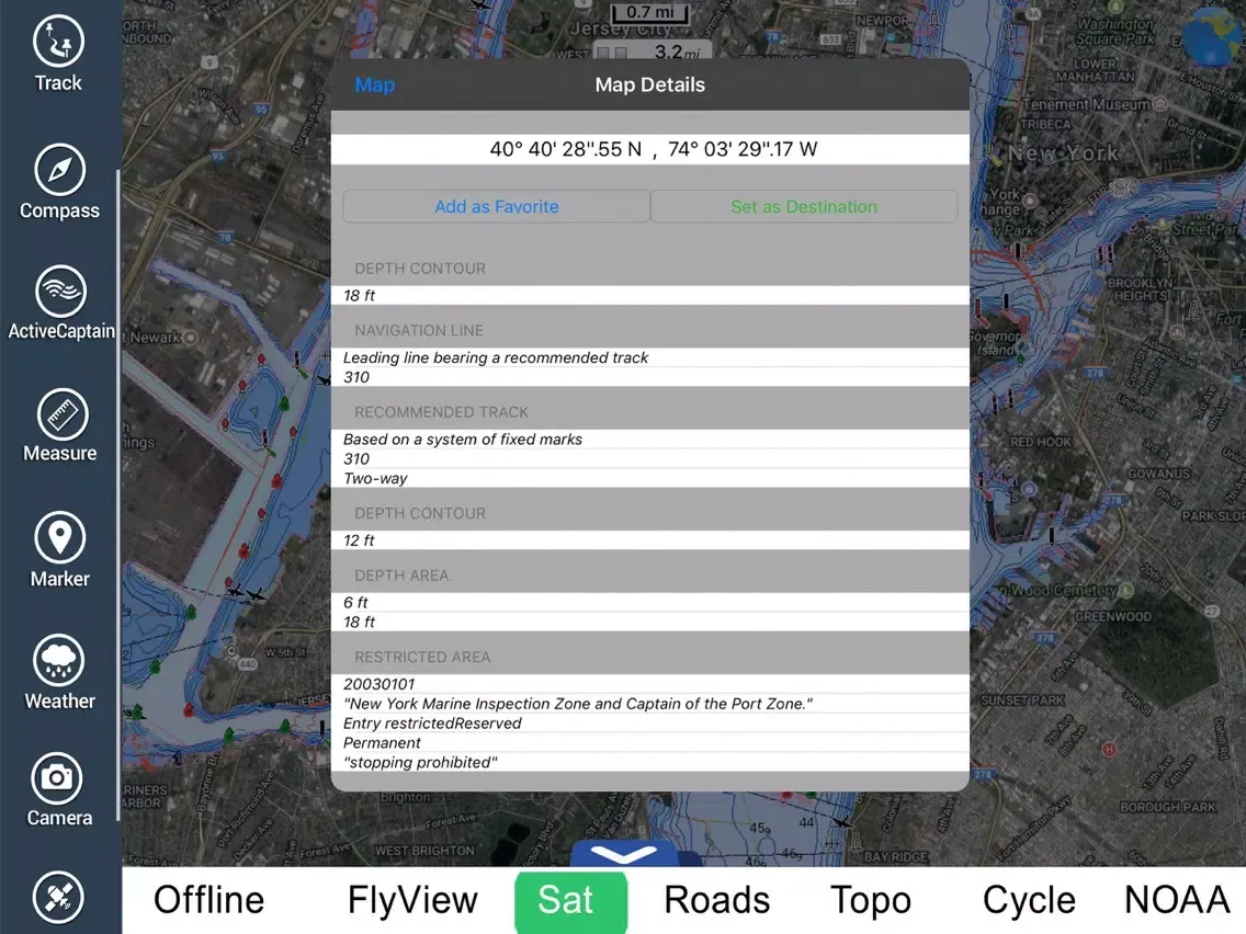 Boating New York HD GPS Charts iPad  Ekran Görüntüleri