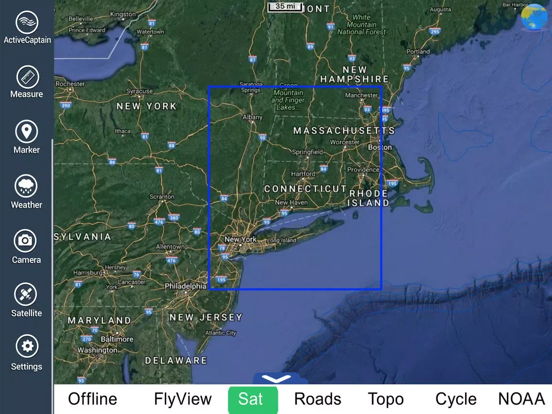 Boating New York HD GPS Charts iPad  Ekran Görüntüleri