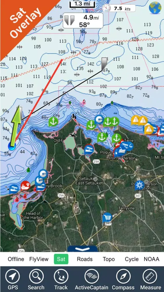 Boating New York HD GPS Charts Ekran Görüntüleri