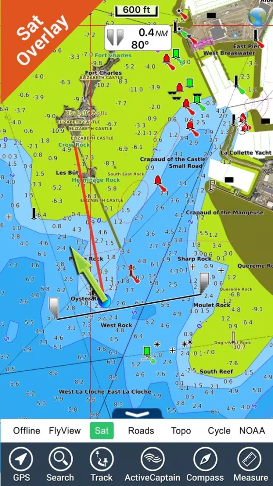 Brittany Nautical Charts HD应用截图