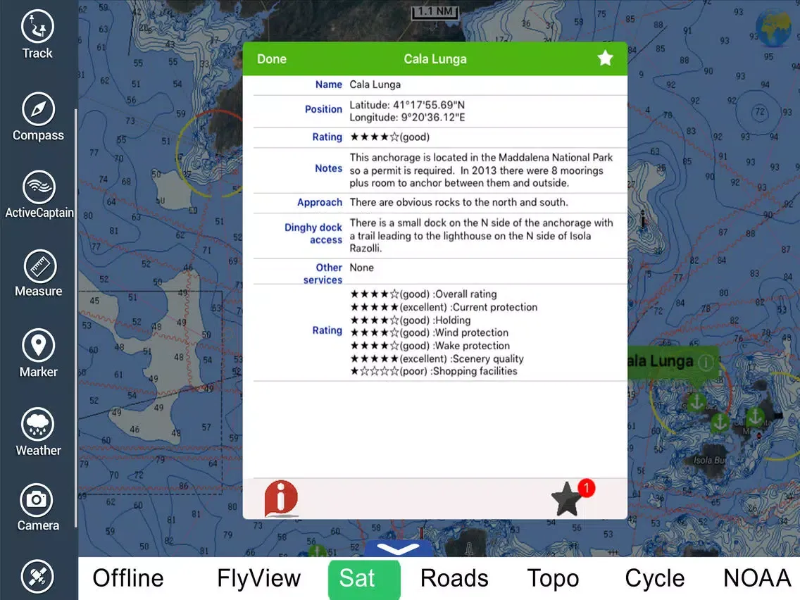 ภาพหน้าจอของ Marine : Calabria HD - GPS Map Navigator iPad 