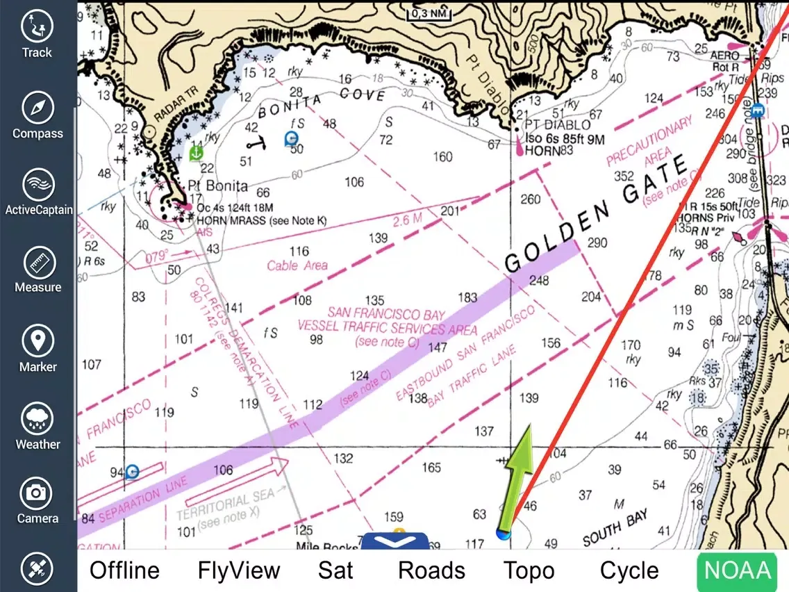 California Nautical Charts HD iPad  Ekran Görüntüleri