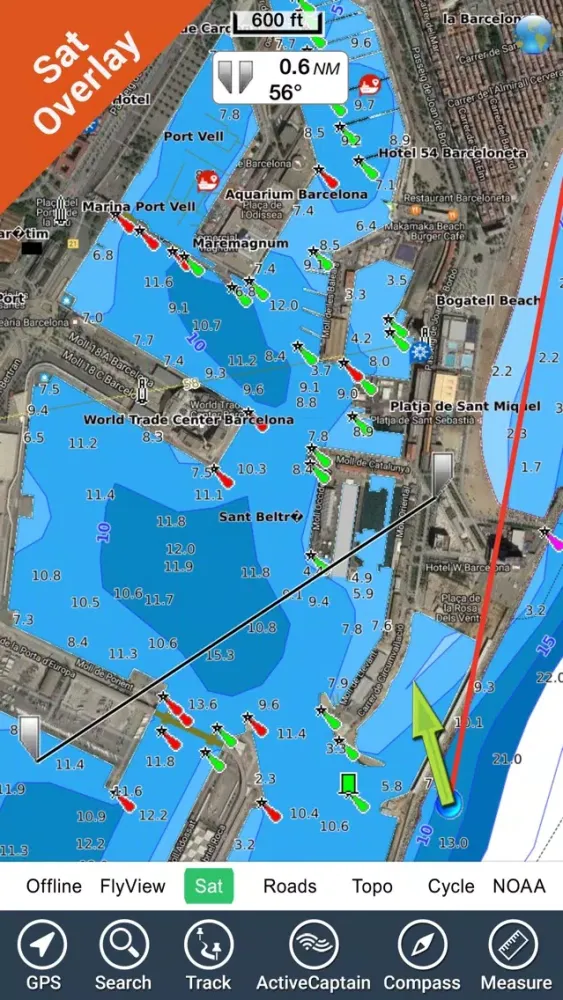 Marine: Catalonia (Spain) HD - GPS Map Navigator Ekran Görüntüleri