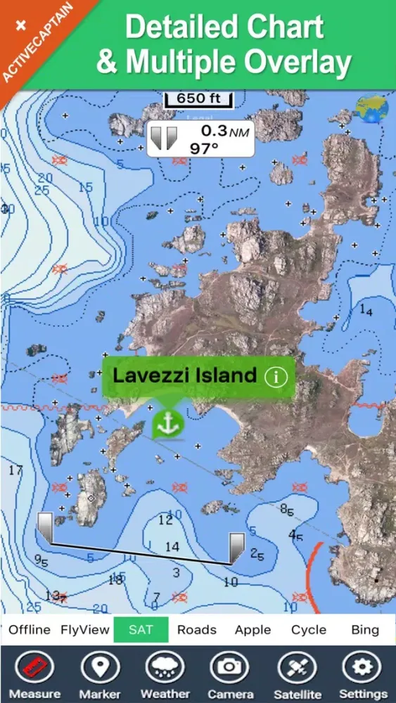 Zrzuty ekranu Marine: Cherbourg to channel island-solent HD - GPS Map Navigator