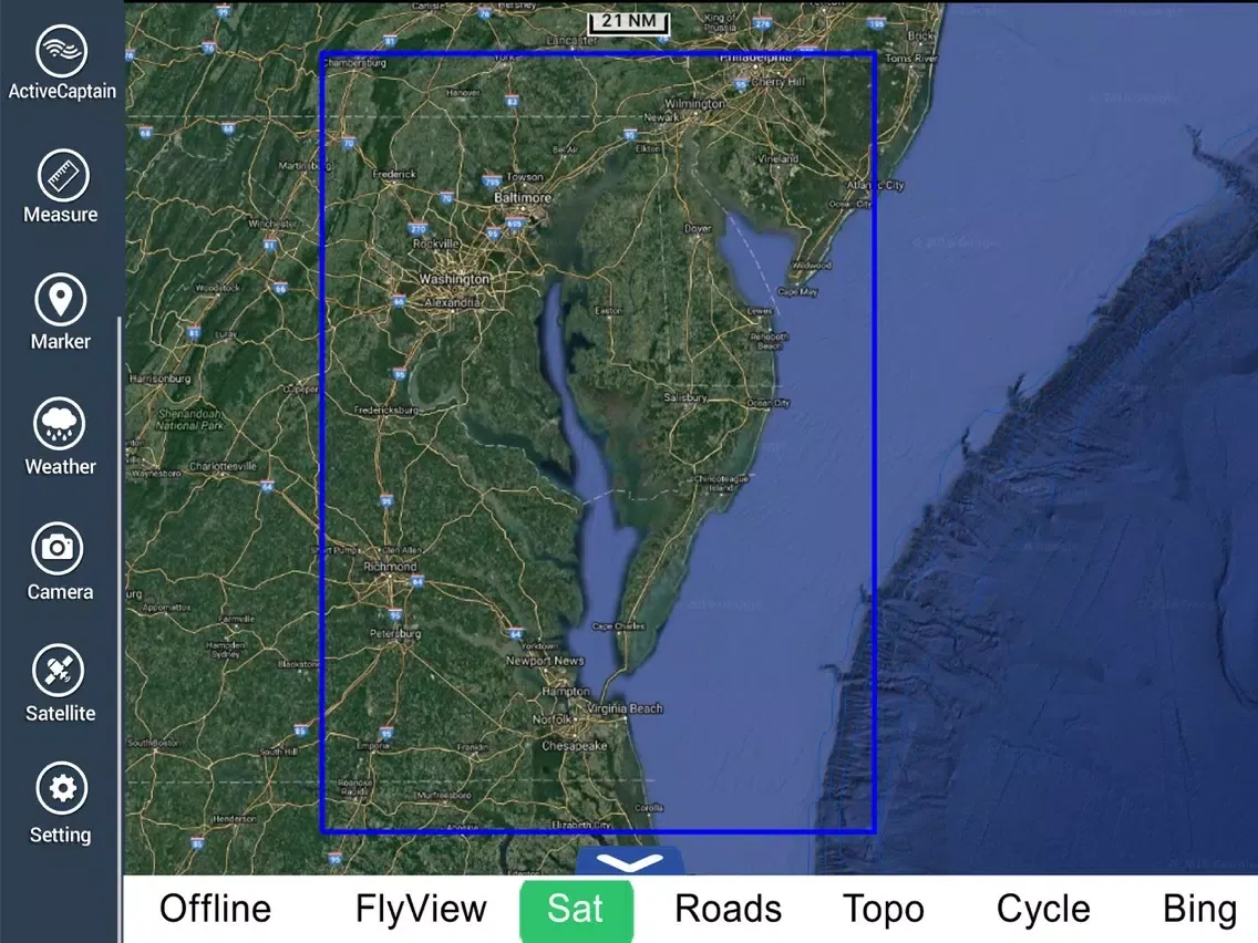 Скриншоты Chesapeake Bay HD - GPS Charts iPad 