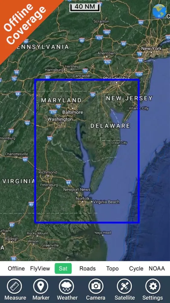 Скриншоты Chesapeake Bay HD - GPS Charts