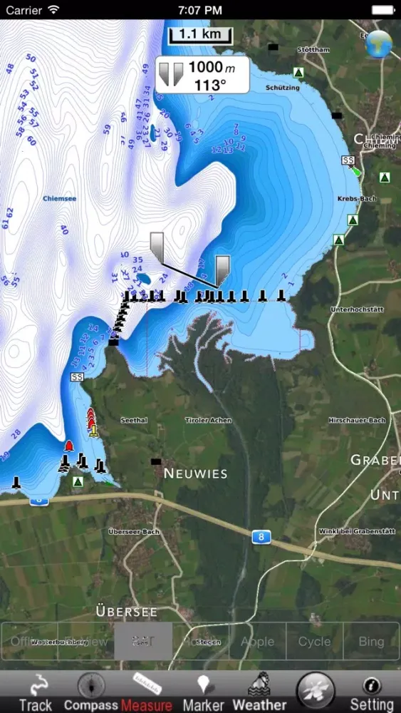 Lake : Chiemsee HD - GPS Map Navigator应用截图