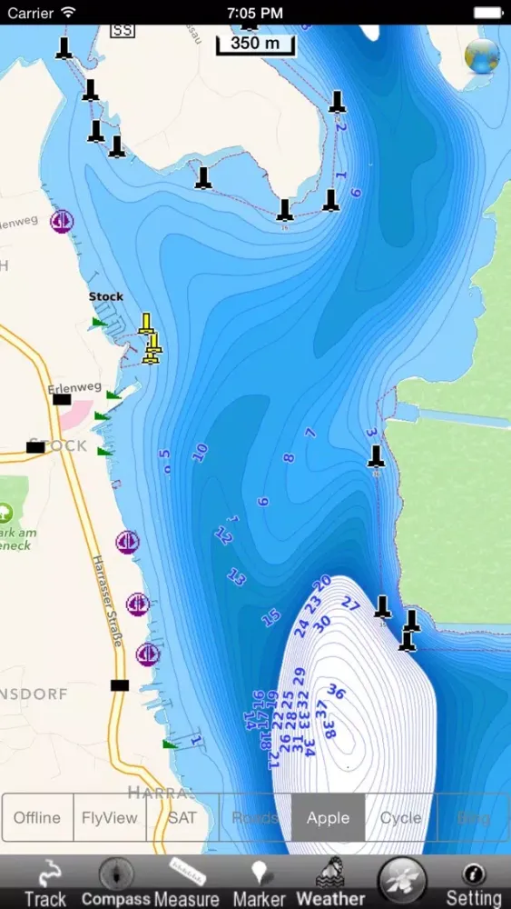 Lake : Chiemsee HD - GPS Map Navigator应用截图