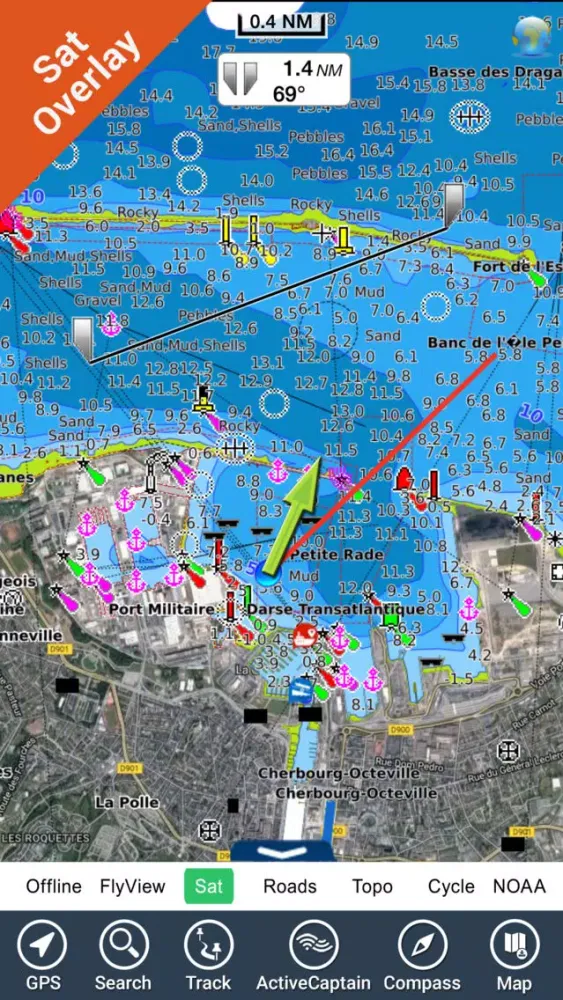 Marine: France du Nord - GPS Map Navigator应用截图