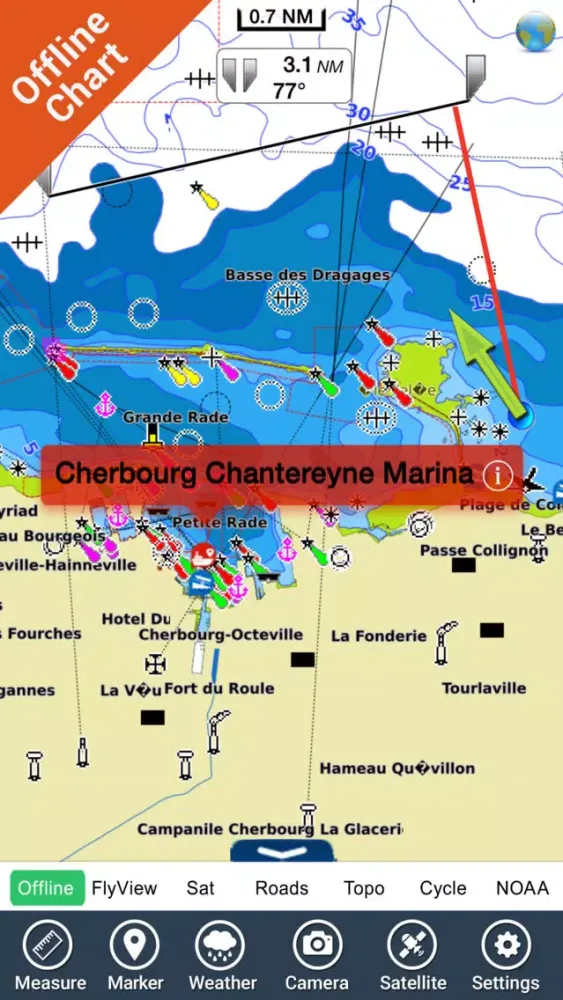 Marine: France du Nord - GPS Map Navigator应用截图