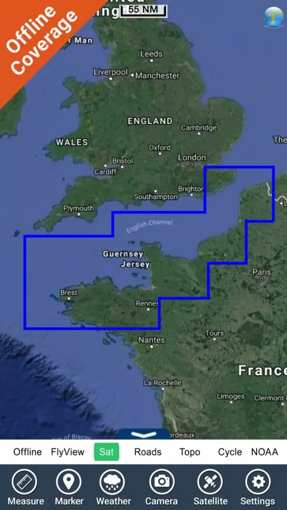 Marine: France du Nord - GPS Map Navigator应用截图