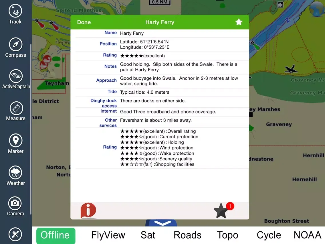 Marine: France du Nord HD - GPS Map Navigator iPad  سکرین شاٹس