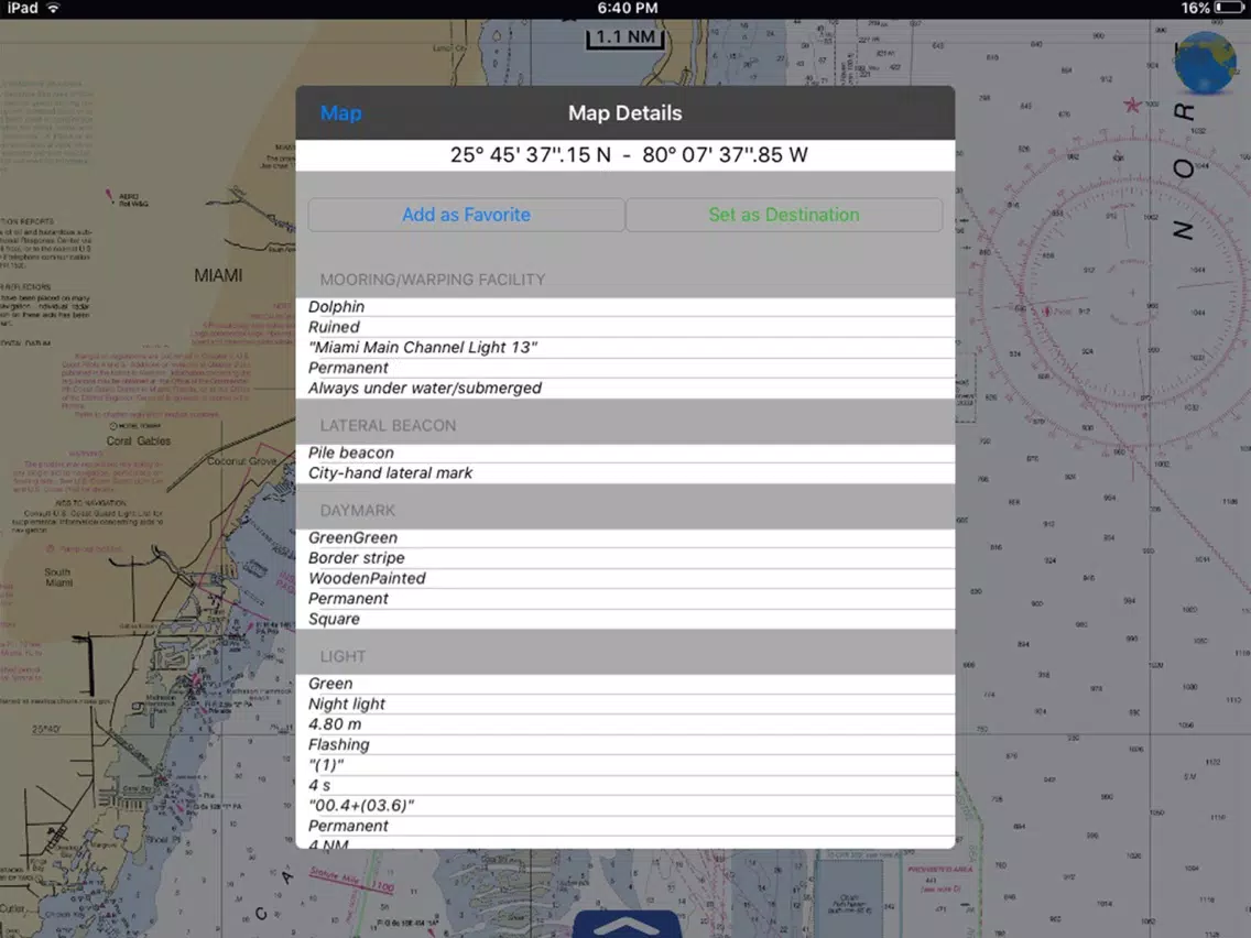 Georgia to N Carolina HD Chart iPad  Screenshots