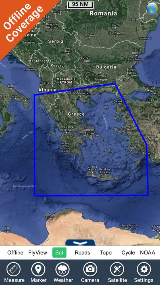 Captures d'écran de Boating Greece Nautical Charts