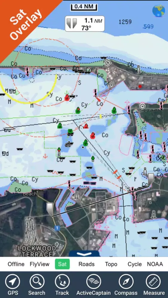Tangkapan layar Marine : Guam island HD - GPS Map Navigator