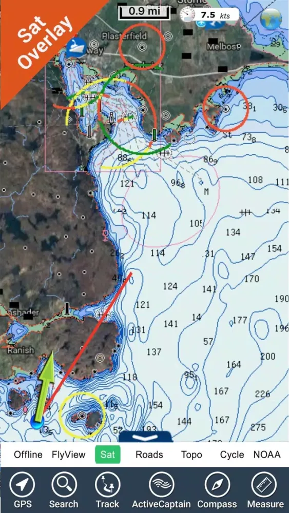 Marine : Hebrides GPS Map fishing chart Navigator應用截圖